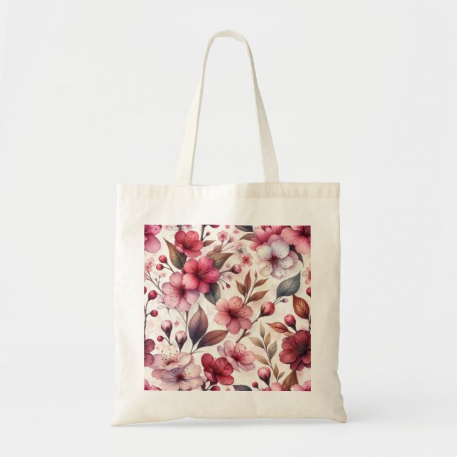 Cherry Blossom Tote Bag (Front)