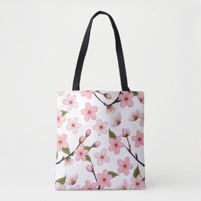 Cherry blossom  tote bag (Front)