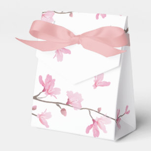 Cherry Blossom - Transparent Background Favour Box