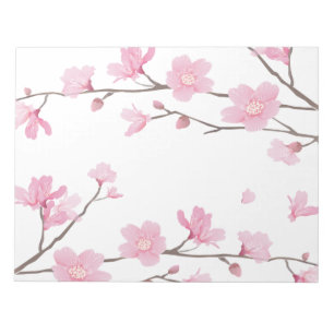 Cherry Blossom - Transparent Background Notepad