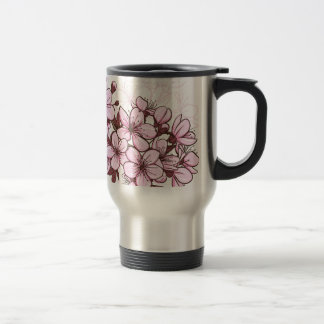Cherry blossom travel mug