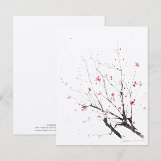 Cherry Blossom Tree - Blank Card
