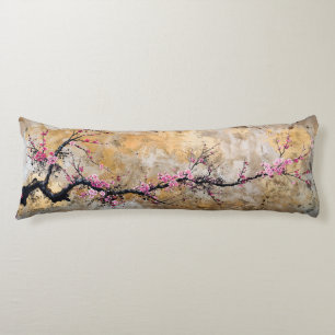 Cherry blossom tree branch body cushion