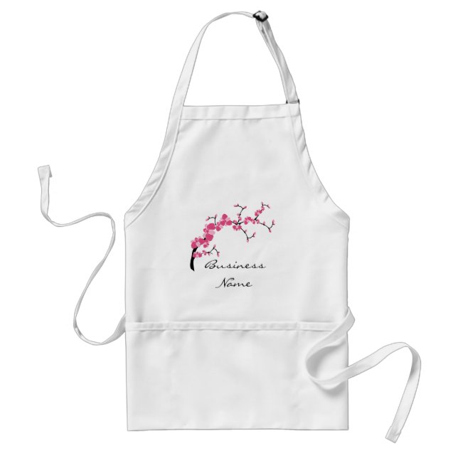 Cherry Blossom Tree Branch Customisable Apron (Front)