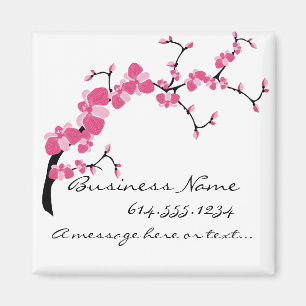 Cherry Blossom Tree Branch Customisable Magnet 2