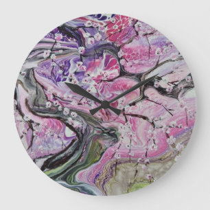 Cherry Blossom Tree Clock