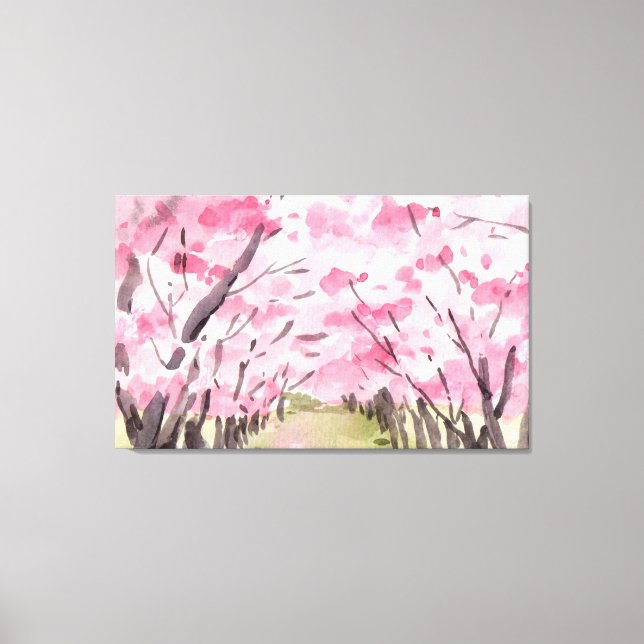 Cherry Blossom Tree Concept Wall Art (Front)