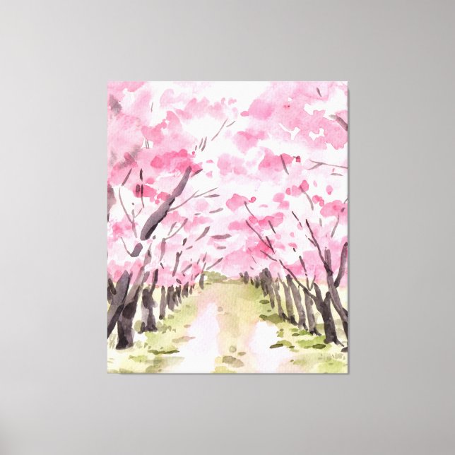 Cherry Blossom Tree Connection Wall Art (Front)
