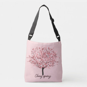 Cherry Blossom Tree Crossbody Bag