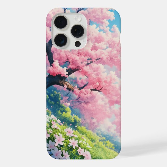 Cherry Blossom Tree iPhone Case (Back)