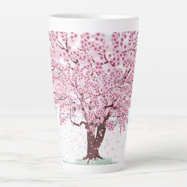 Cherry Blossom Tree Latte Mug (Front)