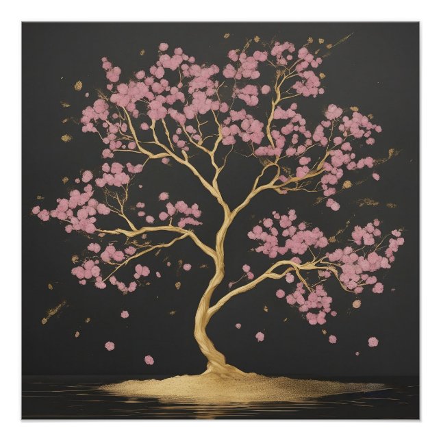 Cherry Blossom Tree Poster (Front)