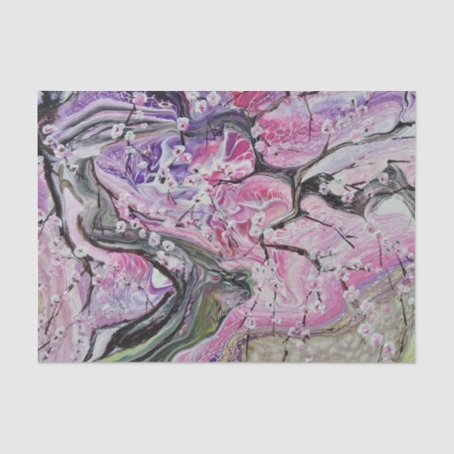 Cherry Blossom Tree Tissue Paper (Front)