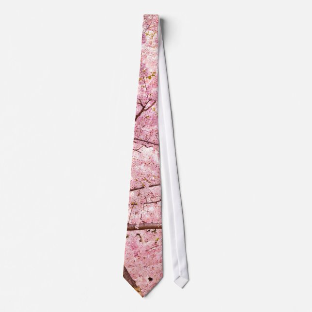 Cherry Blossom Trees Tie (Front)