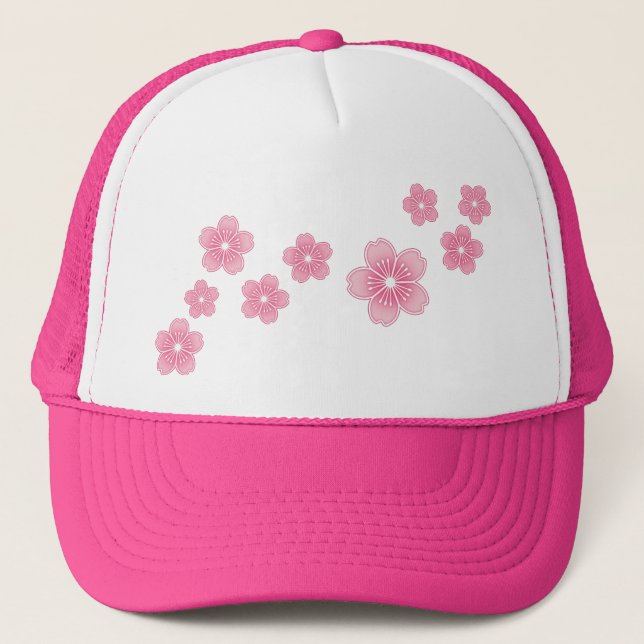 Cherry Blossom Trucker Hat (Front)