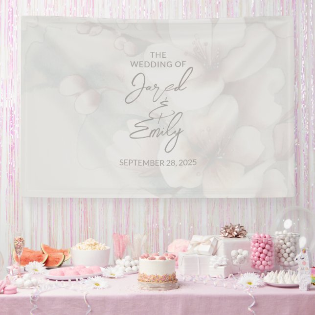 Cherry Blossom Wedding Banner (Party)