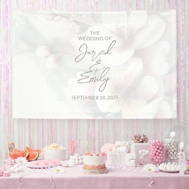 Cherry Blossom Wedding Banner (Party)