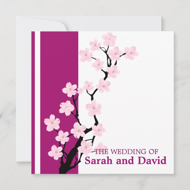 Cherry Blossom | Wedding Invitation (Front)