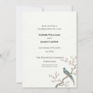 Cherry Blossom Wedding Invitation