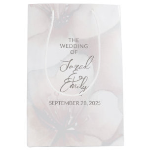 Cherry Blossom Wedding Personalized Gift Bag