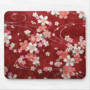 CHERRY BLOSSOM WISP MOUSE MAT