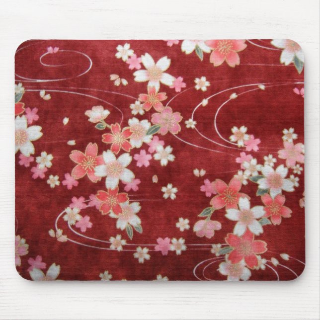 CHERRY BLOSSOM WISP MOUSE MAT (Front)