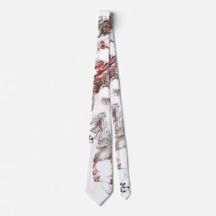 Cherry Blossom Wolfhound Necktie