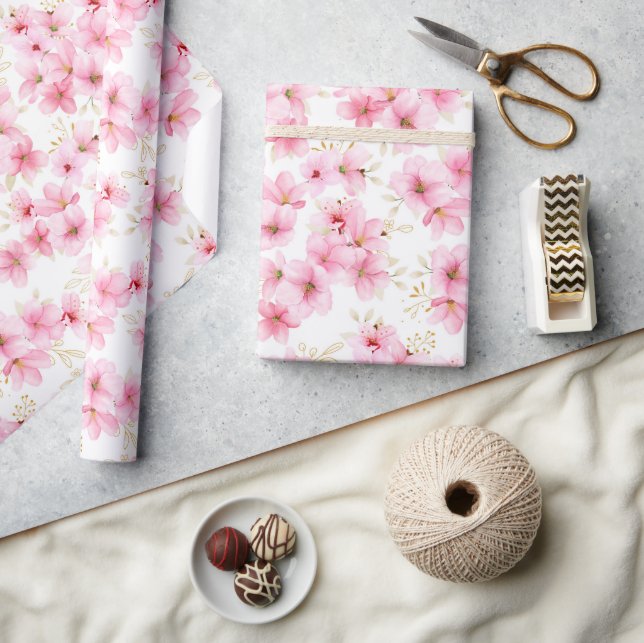 Cherry Blossom Wrapping Paper (Crafts)