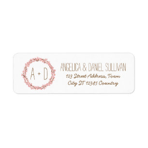 Cherry Blossom Wreath Boho Rustic Wedding