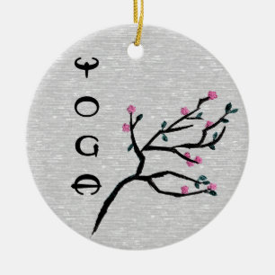 Cherry Blossom - Yoga Decor Ceramic Tree Decoration