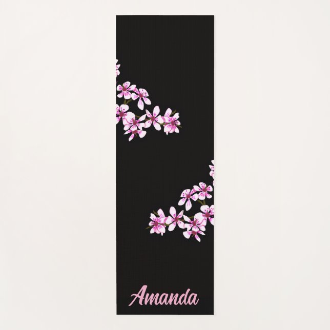 Cherry Blossom Yoga Mat (Front)