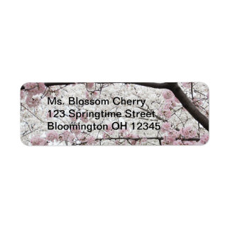 Cherry Blossoms 10 Label