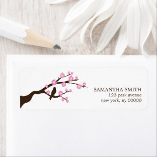 Cherry Blossoms Address Labels