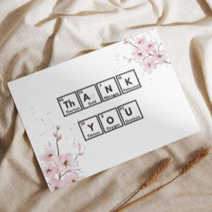 Cherry Blossoms and Chemistry: A Unique Thank You