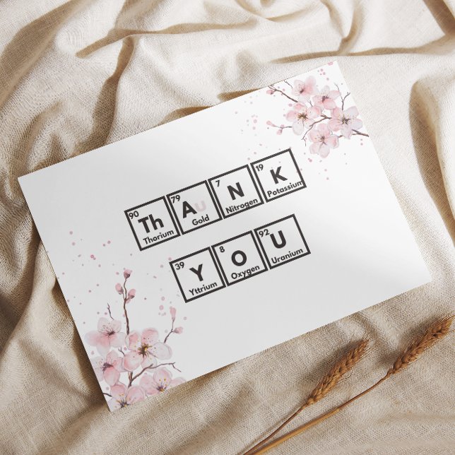 Cherry Blossoms and Chemistry: A Unique Thank You  (Creator Uploaded)