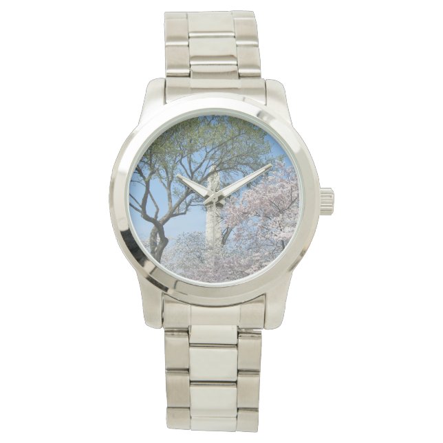 Cherry Blossoms and the Washington Monument in DC Watch (Front)