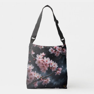 Cherry Blossoms at Dusk Crossbody Bag