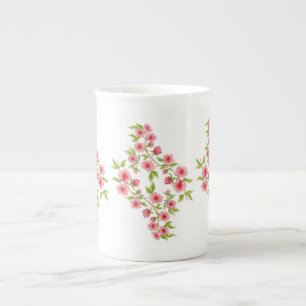 Cherry Blossoms Bone China Mug
