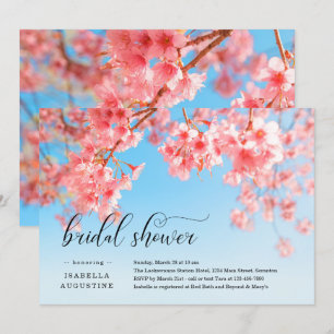 Cherry Blossoms Bridal Shower Invitation