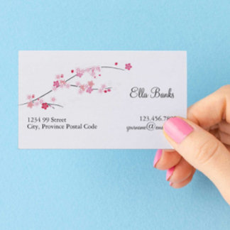 Cherry Blossoms Business Card