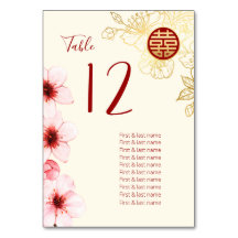 Cherry Blossoms Chinese Wedding