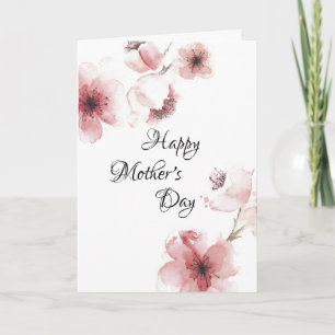 Cherry Blossoms Closeup Mother's Day Card