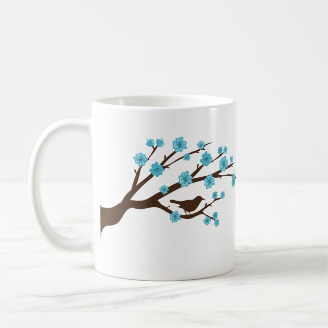 Cherry Blossoms Coffee Mug (Left)