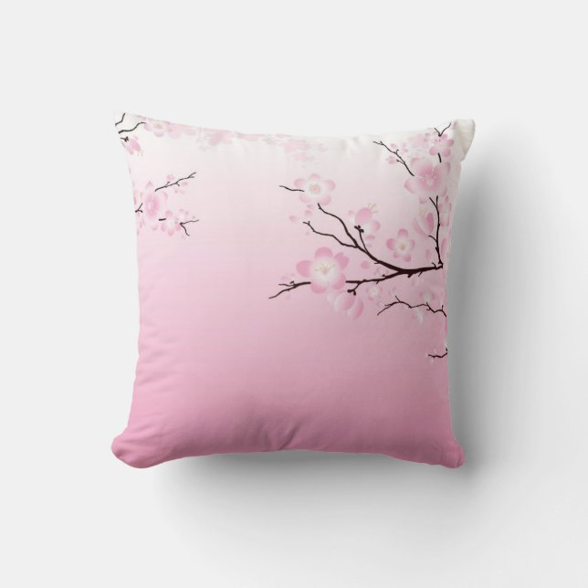Cherry Blossoms Cushion (Front)