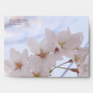 Cherry Blossoms Custom Envelope