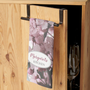 Cherry Blossoms Custom Kitchen Towel