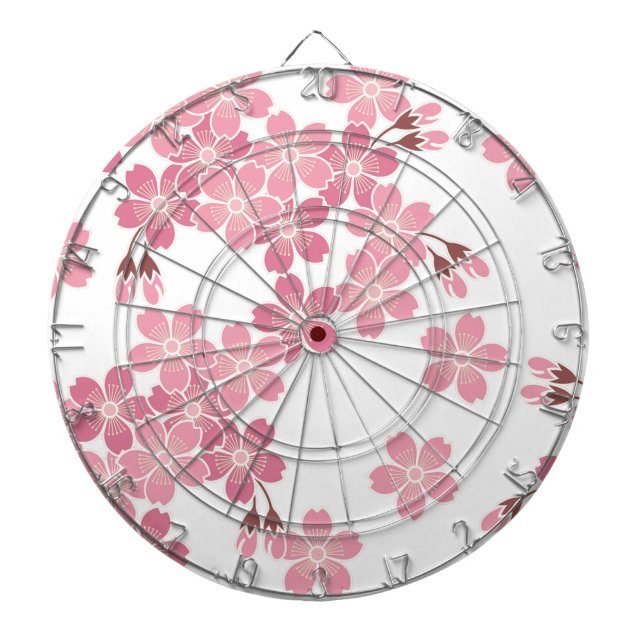 cherry blossoms dartboard (Front)