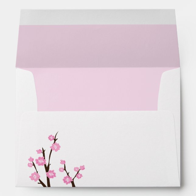 Cherry Blossoms Envelopes (Back (Bottom))