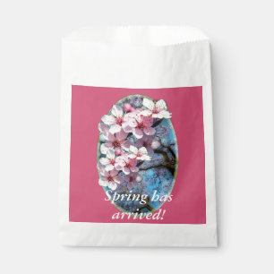 Cherry blossoms favour bags