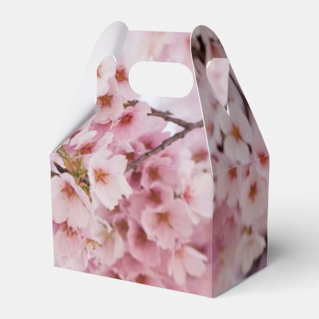 Cherry Blossoms Favour Box (Front Side)